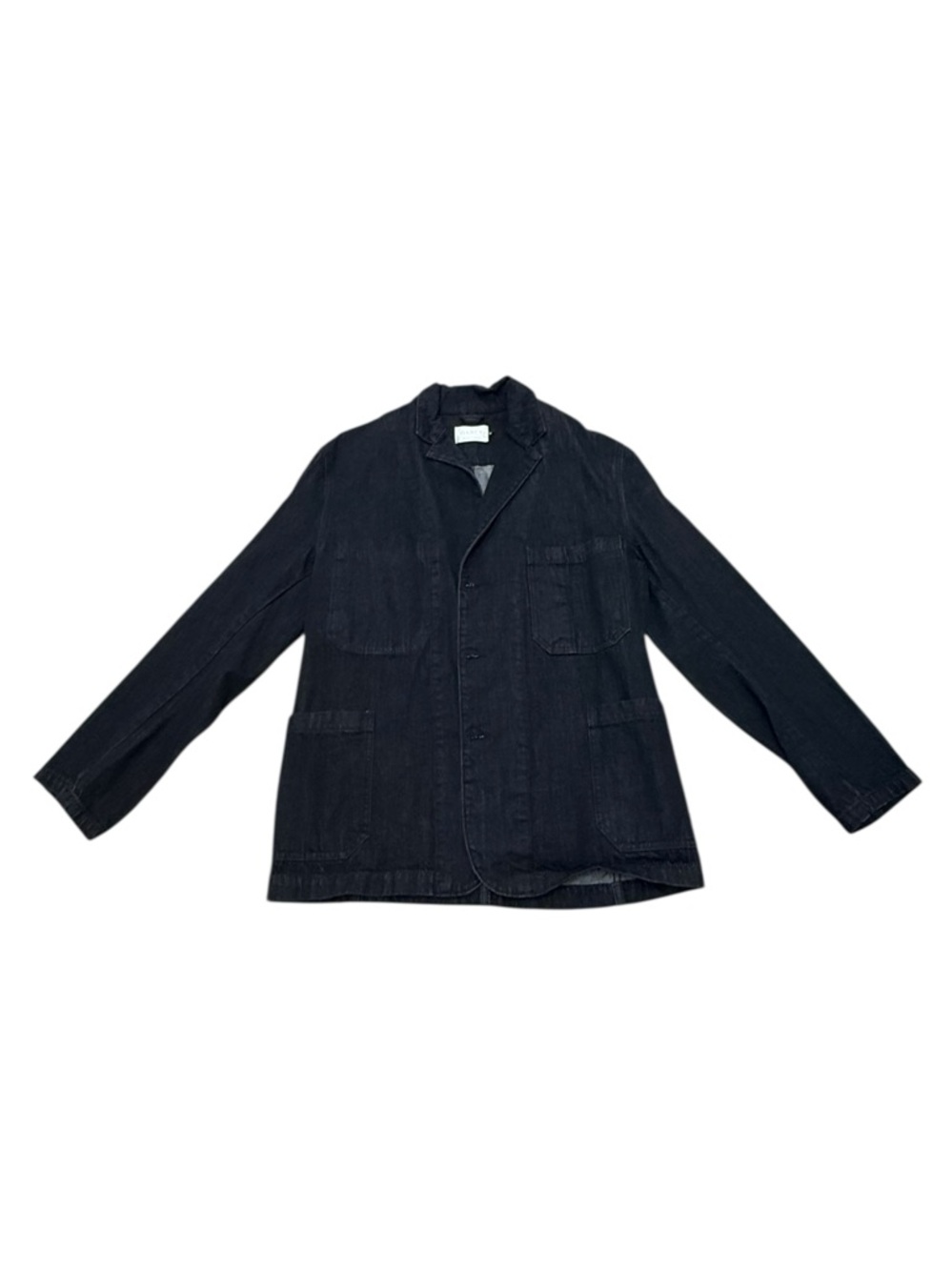 Vintage Y2K Darcy Black Cotton Jacket Made in UK Size S